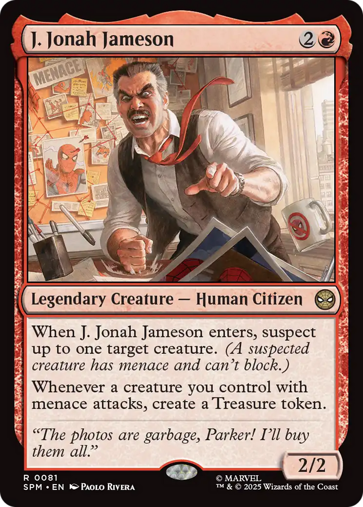 J. Jonah Jameson [Marvel's Spider-Man] | Card Citadel