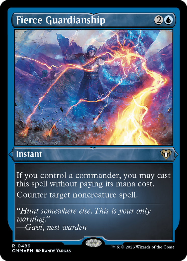Fierce Guardianship (Foil Etched) [Commander Masters] | Card Citadel