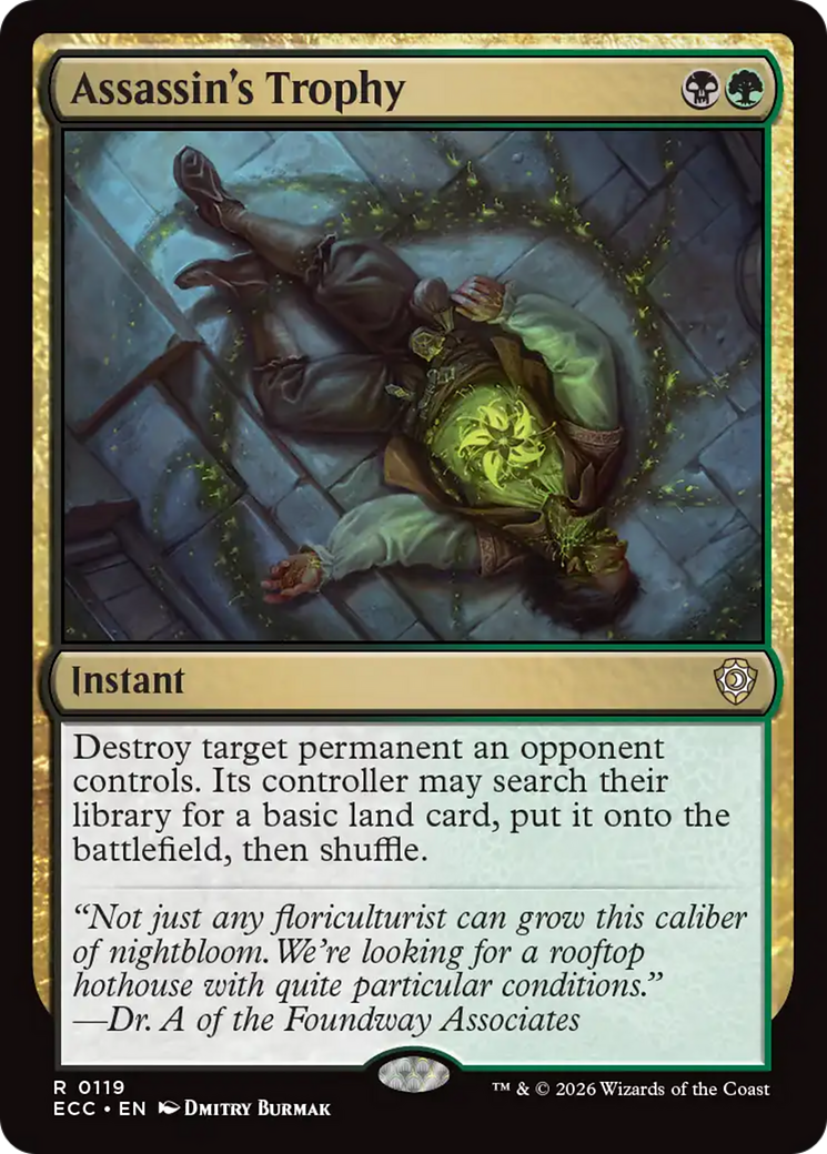 Assassin's Trophy [Lorwyn Eclipsed Commander] | Card Citadel