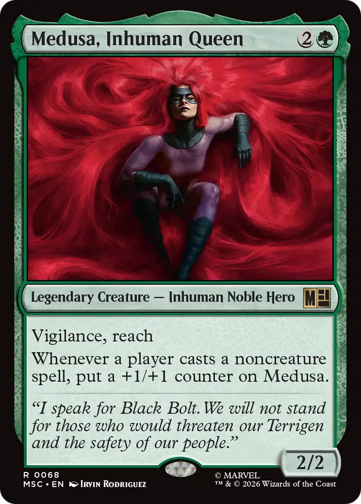 Medusa, Inhuman Queen (Surge Foil) [Marvel Super Heroes Commander] | Card Citadel