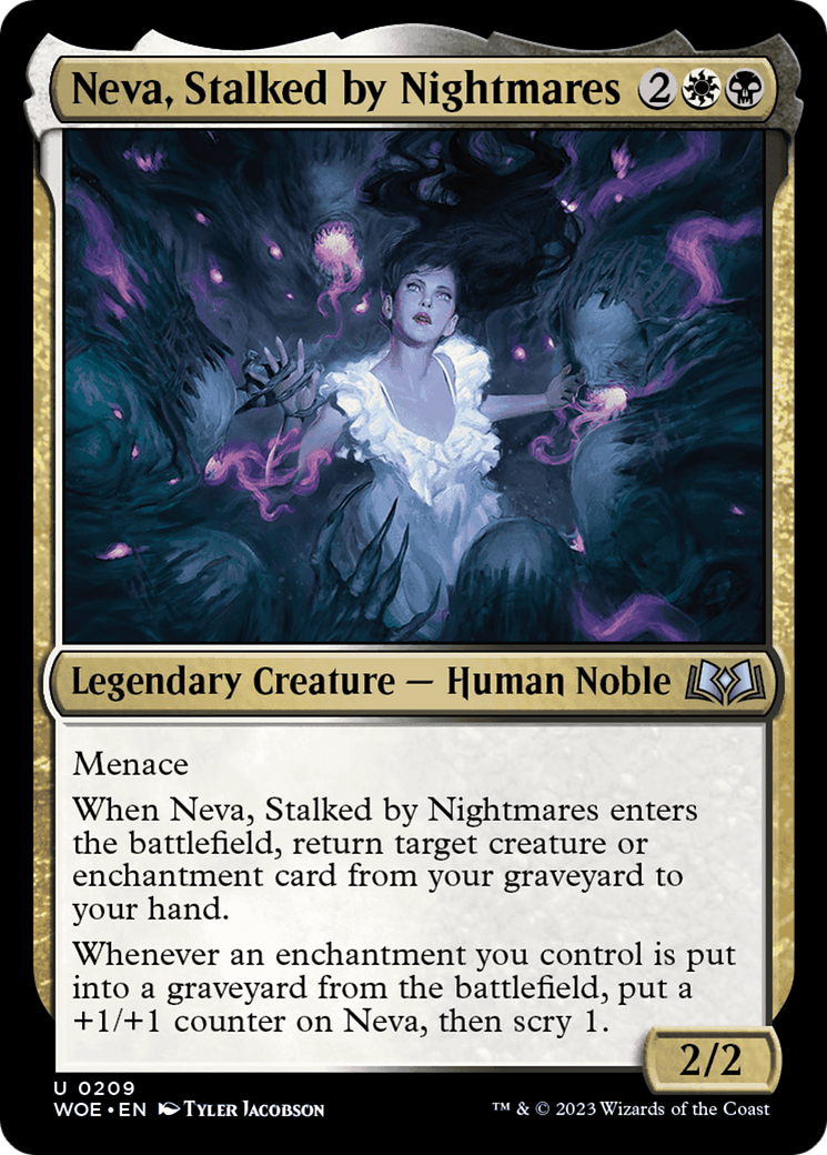 Neva, Stalked by Nightmares [Wilds of Eldraine] | Card Citadel