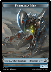 Phyrexian Myr // Servo Double-Sided Token [Modern Horizons 3 Commander Tokens] | Card Citadel