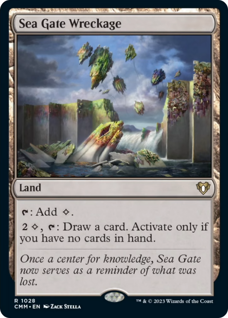 Sea Gate Wreckage [Commander Masters] | Card Citadel