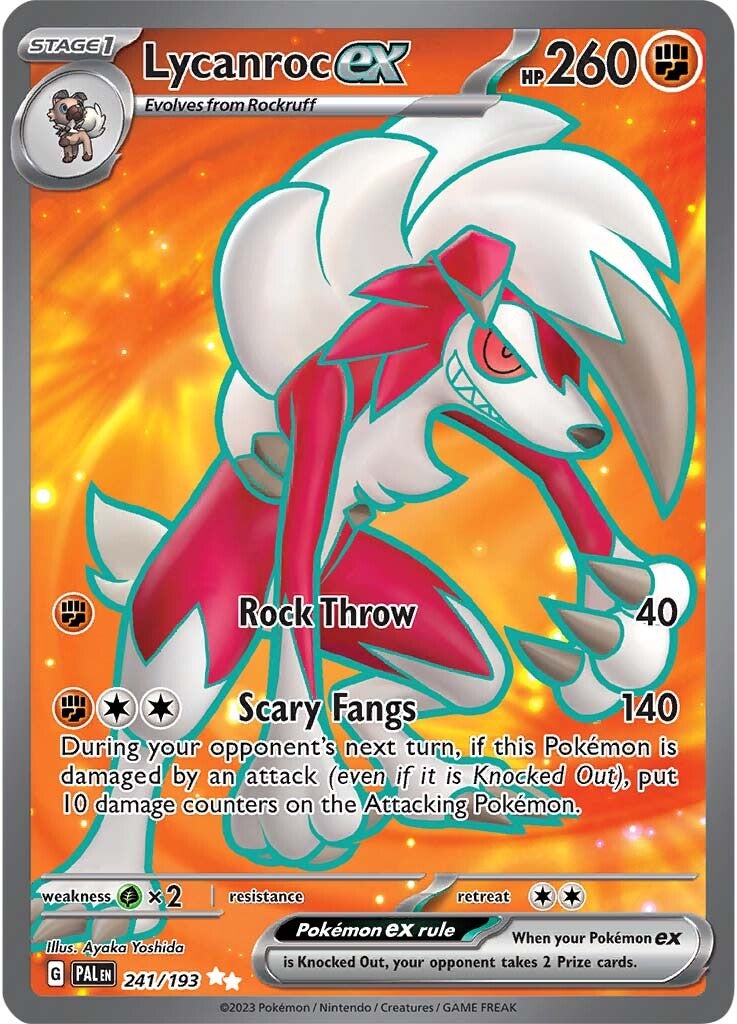 Lycanroc ex (241/193) [Scarlet & Violet: Paldea Evolved] | Card Citadel