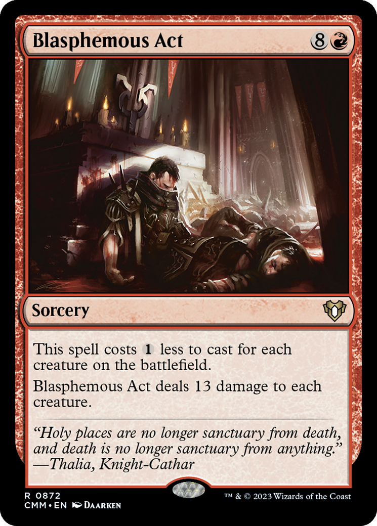Blasphemous Act [Commander Masters] | Card Citadel