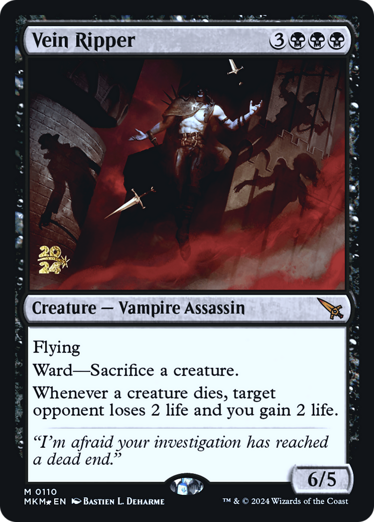 Vein Ripper [Murders at Karlov Manor Prerelease Promos] | Card Citadel