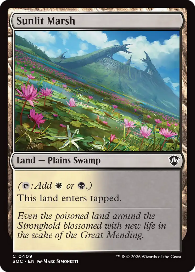 Sunlit Marsh [Secrets of Strixhaven Commander] | Card Citadel