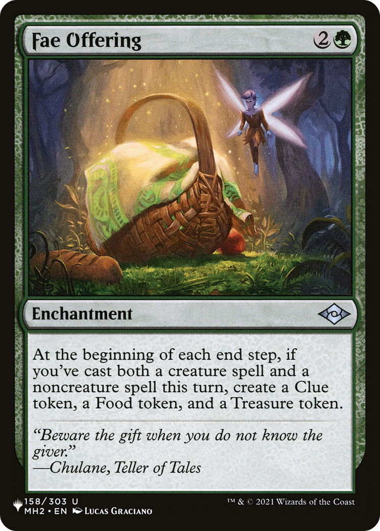 Fae Offering [The List] | Card Citadel