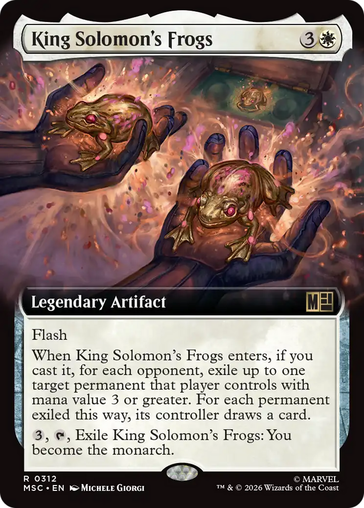King Solomon's Frogs (Extended Art) [Marvel Super Heroes Commander] | Card Citadel