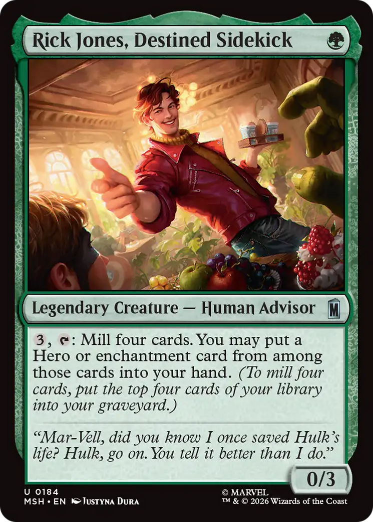 Rick Jones, Destined Sidekick [Marvel Super Heroes] | Card Citadel