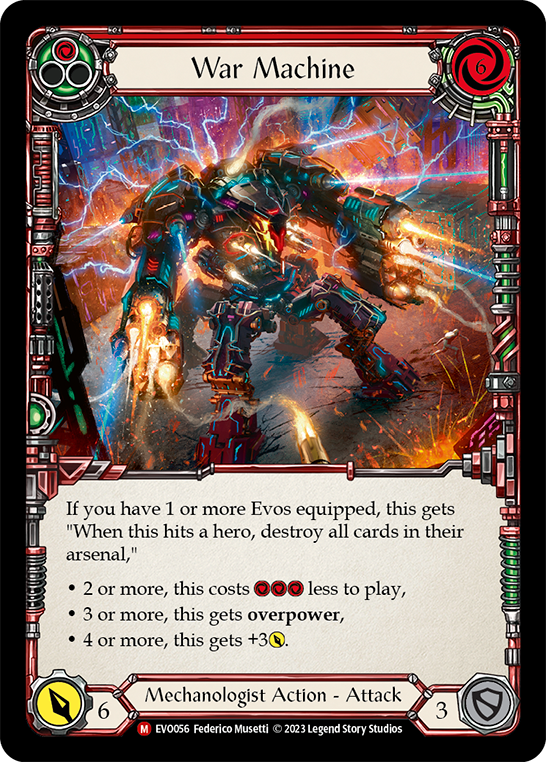 War Machine [EVO056] (Bright Lights)  Rainbow Foil | Card Citadel