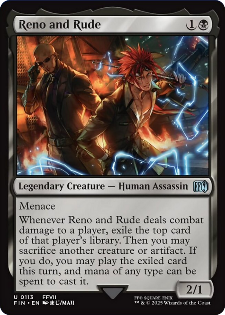 Reno and Rude [FINAL FANTASY] | Card Citadel