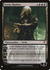 Sorin Markov [Mystery Booster] | Card Citadel