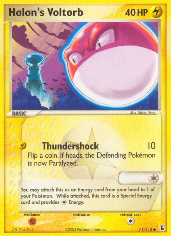 Holon's Voltorb (71/113) [EX: Delta Species] | Card Citadel