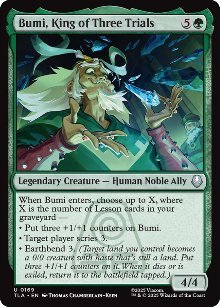 Bumi, King of Three Trials [Avatar: The Last Airbender] | Card Citadel