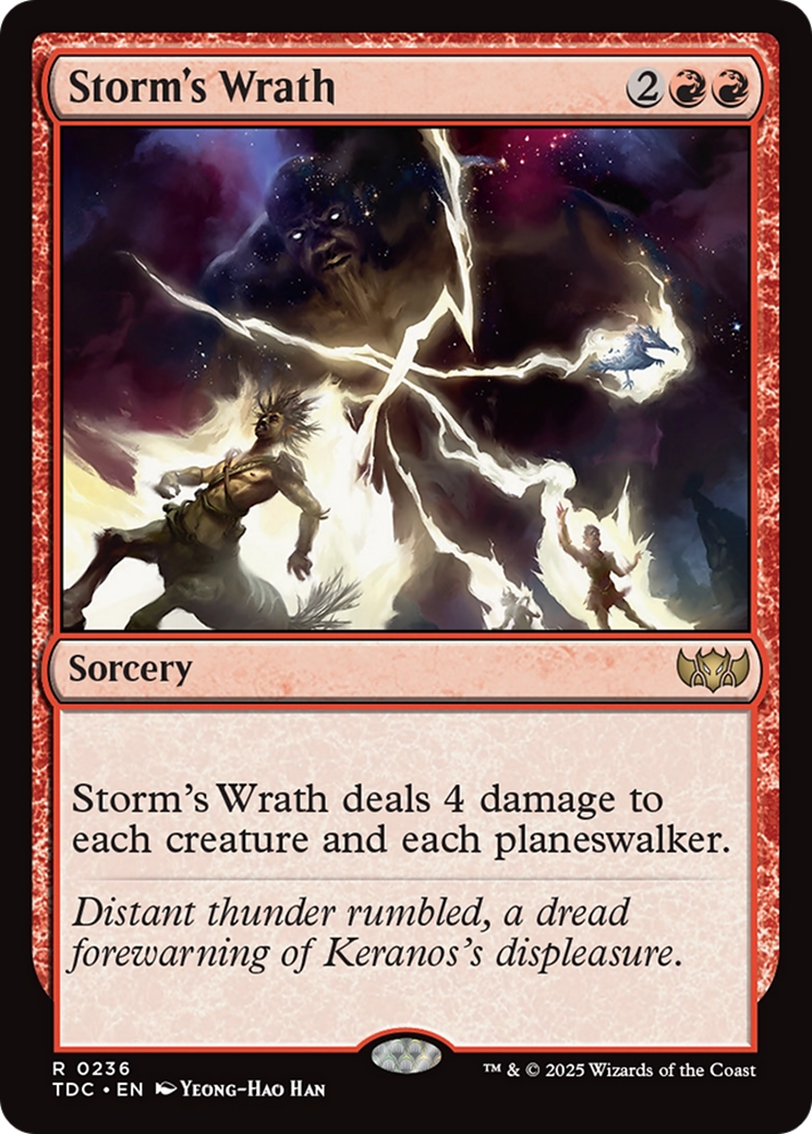 Storm's Wrath [Tarkir: Dragonstorm Commander] | Card Citadel