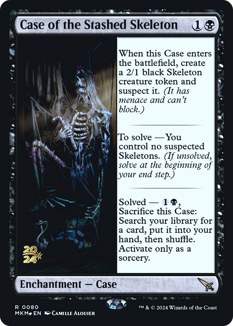 Case of the Stashed Skeleton [Murders at Karlov Manor Prerelease Promos] | Card Citadel