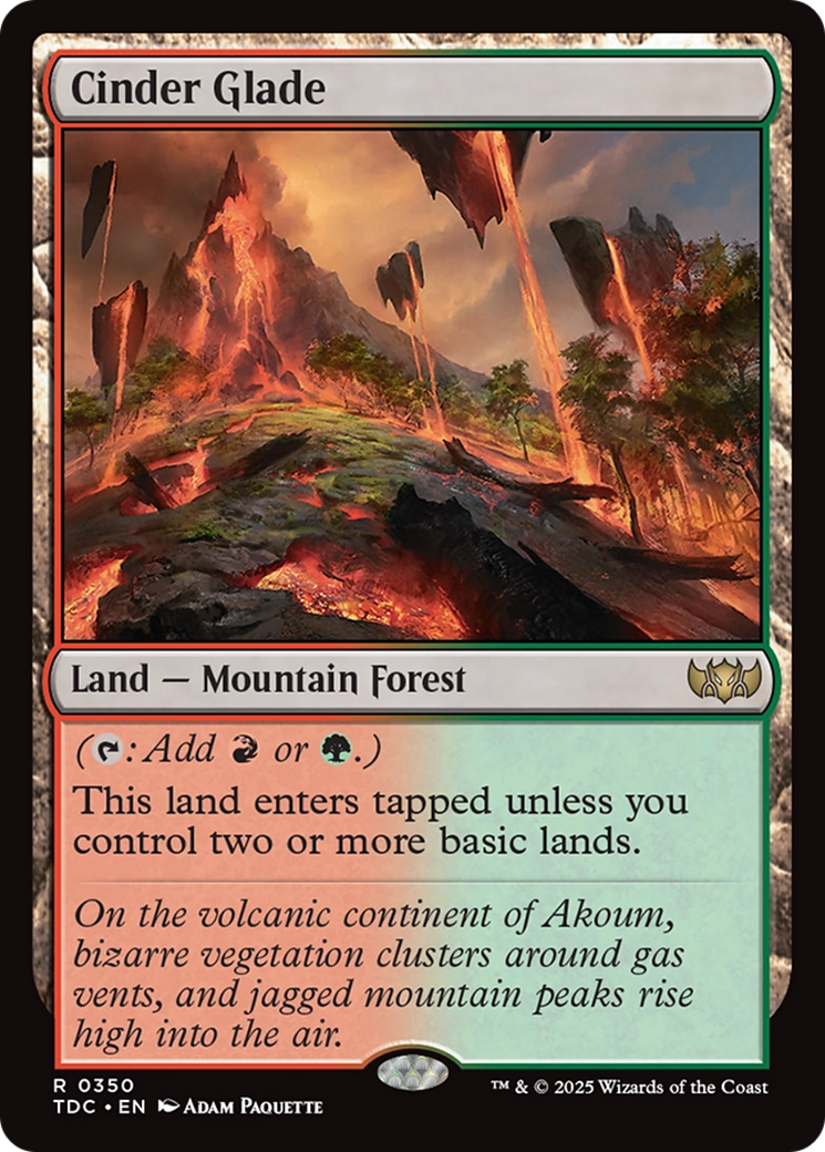 Cinder Glade [Tarkir: Dragonstorm Commander] | Card Citadel