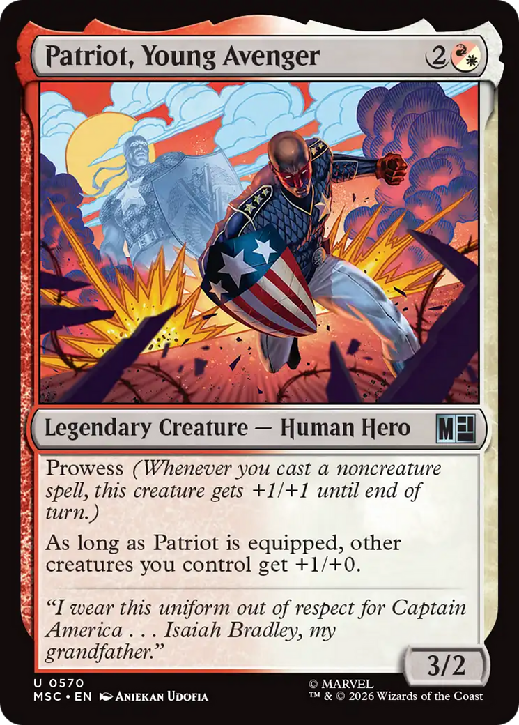 Patriot, Young Avenger [Marvel Super Heroes Commander] | Card Citadel