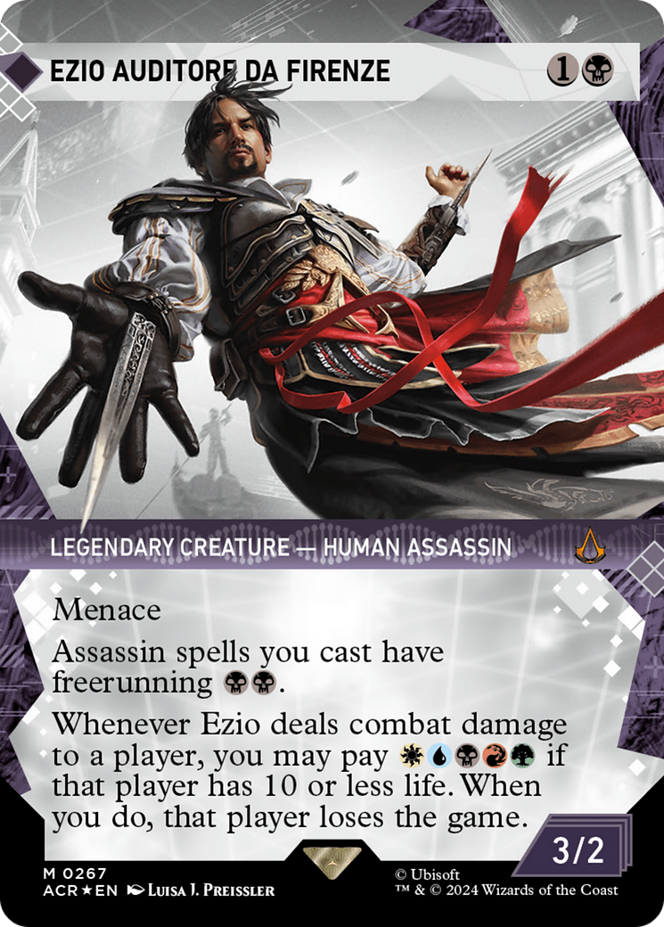 Ezio Auditore da Firenze (Showcase) (Textured Foil) [Assassin's Creed] | Card Citadel