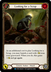 Looking for a Scrap (Yellow) [OUT196] (Outsiders)  Rainbow Foil | Card Citadel