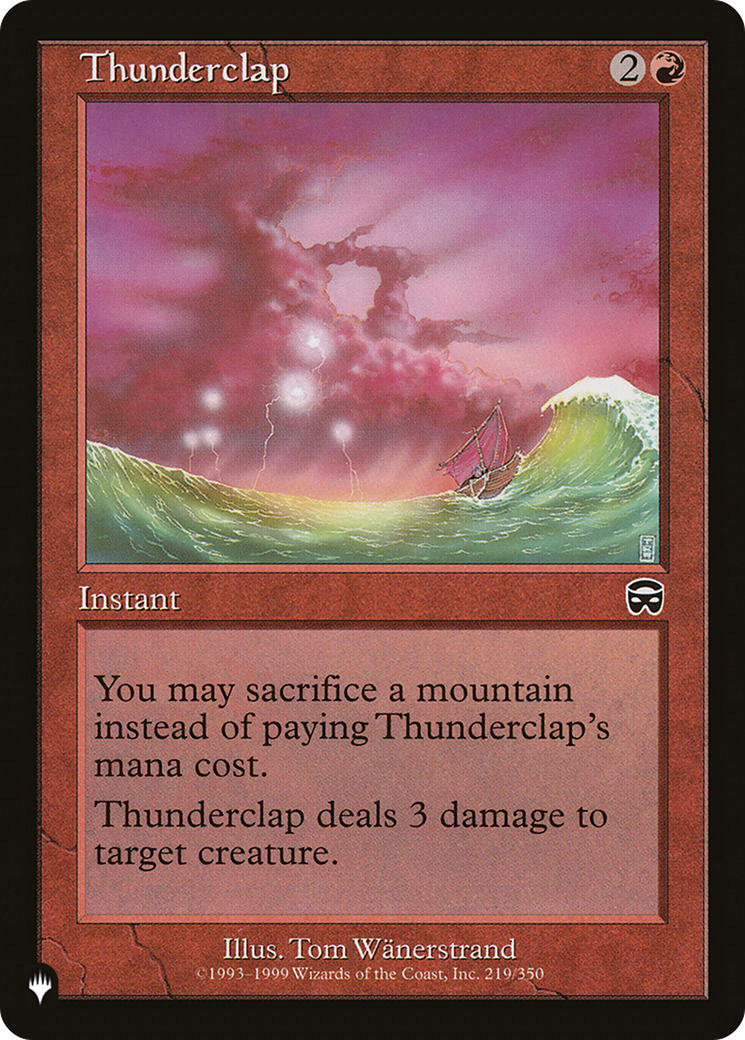 Thunderclap [The List Reprints] | Card Citadel