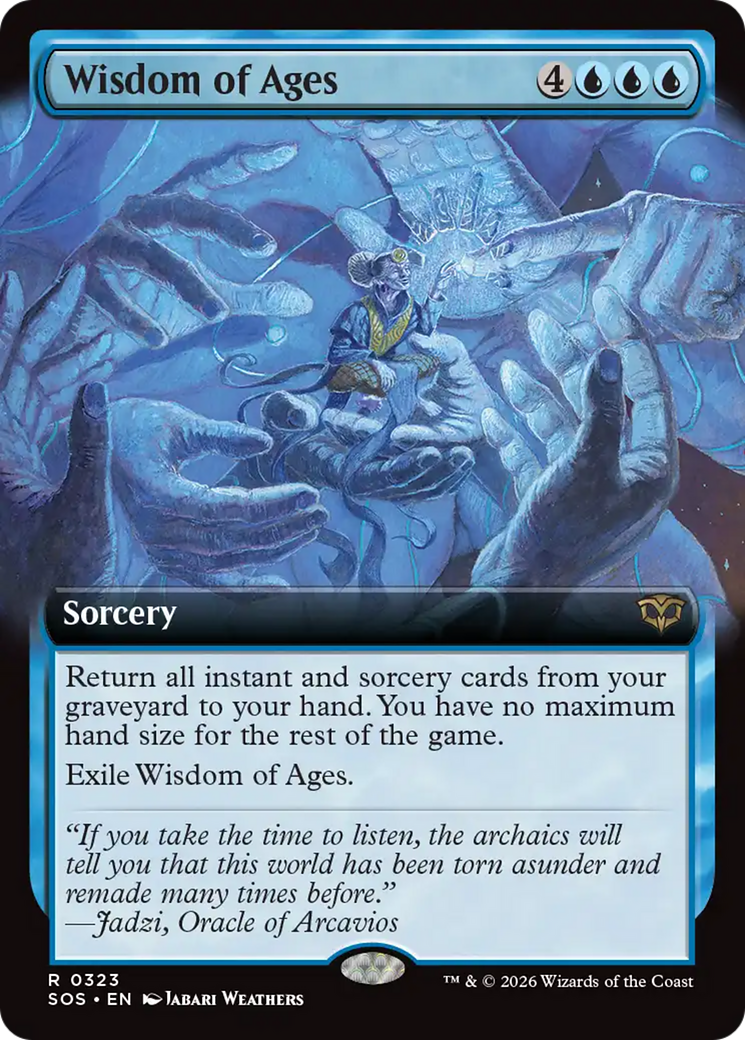Wisdom of Ages (Extended Art) [Secrets of Strixhaven] | Card Citadel