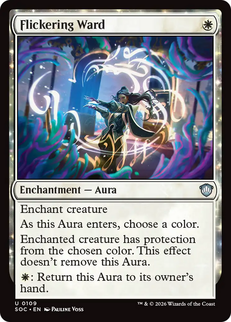 Flickering Ward [Secrets of Strixhaven Commander] | Card Citadel