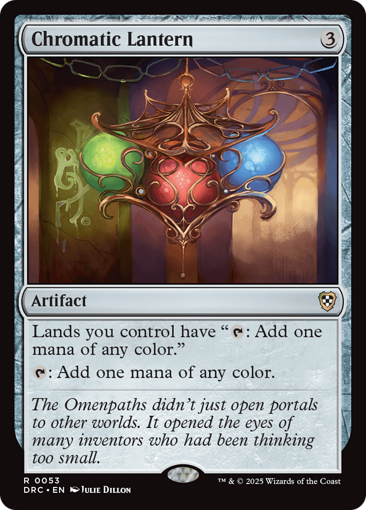 Chromatic Lantern [Aetherdrift Commander] | Card Citadel