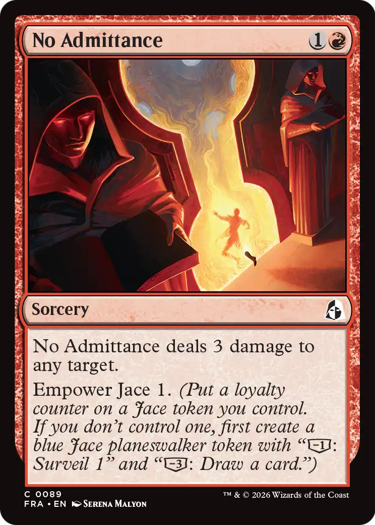 No Admittance [Reality Fracture] | Card Citadel