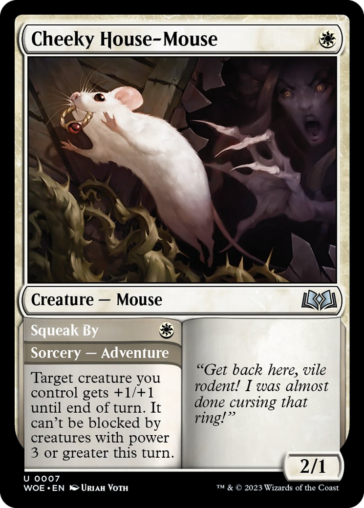 Cheeky House-Mouse [Wilds of Eldraine] | Card Citadel