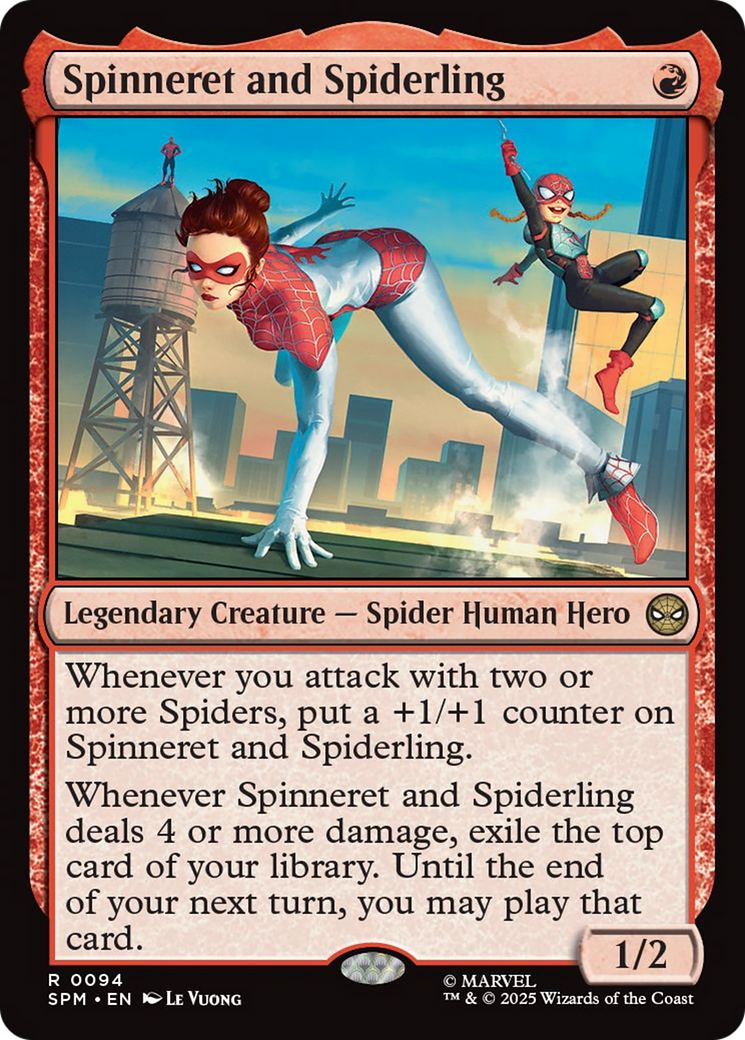 Spinneret and Spiderling [Marvel's Spider-Man] | Card Citadel