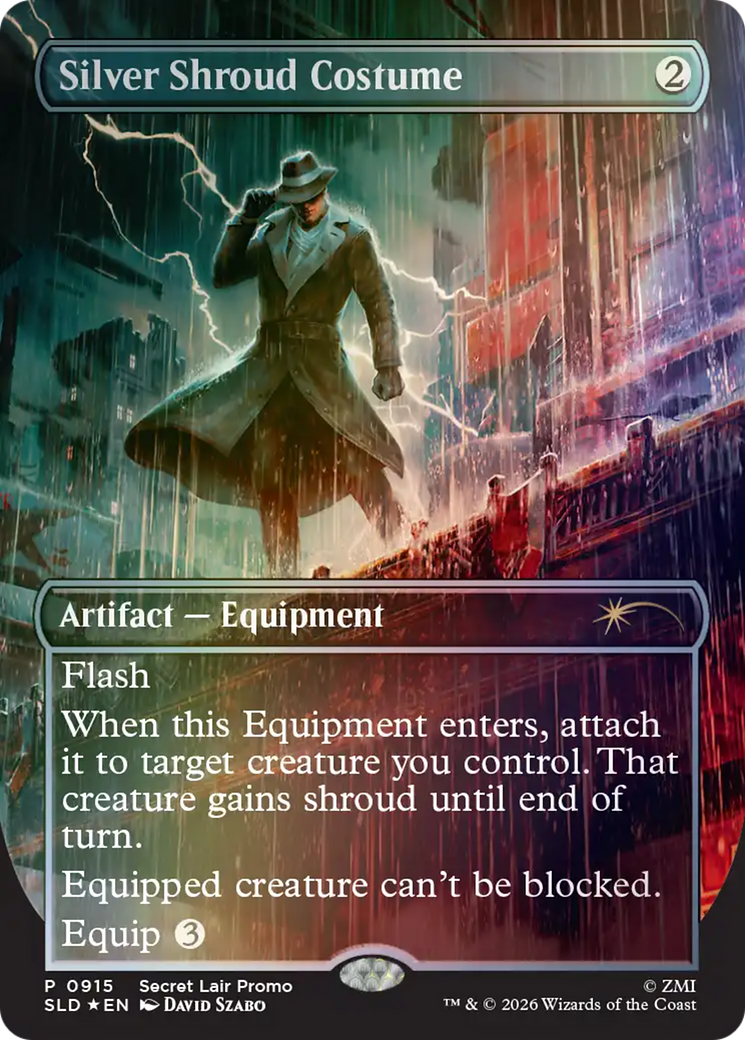 Silver Shroud Costume [Secret Lair Drop Series] | Card Citadel