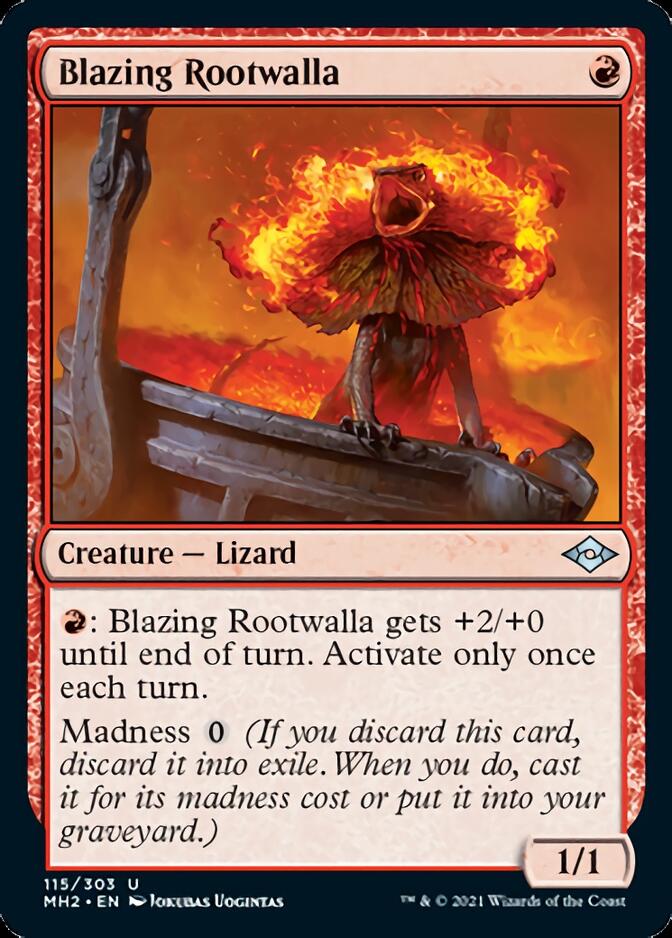 Blazing Rootwalla [Modern Horizons 2] | Card Citadel