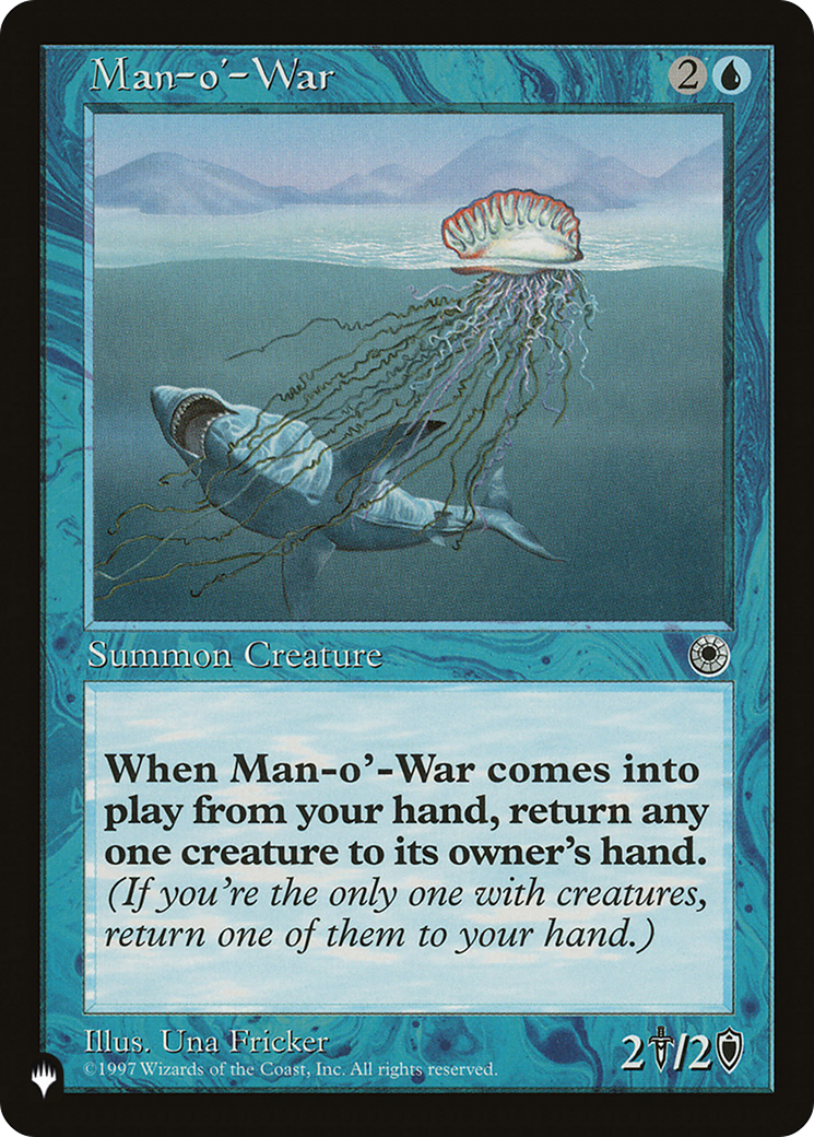 Man-o'-War (POR) [The List] | Card Citadel