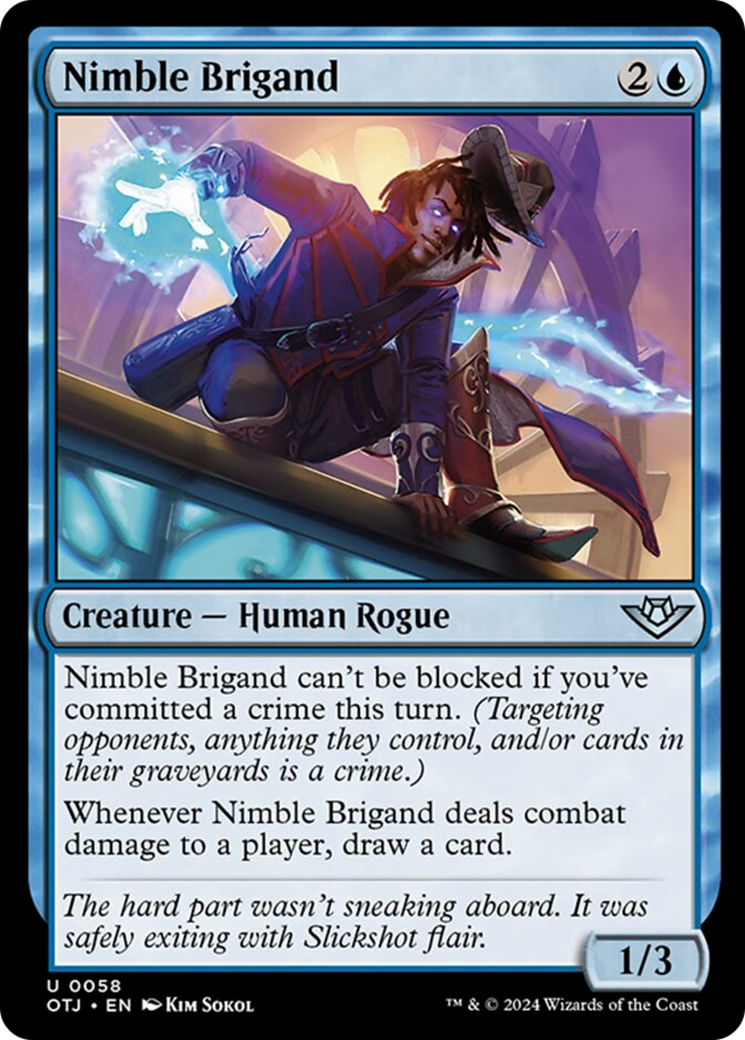 Nimble Brigand [Outlaws of Thunder Junction] | Card Citadel