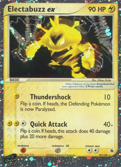 Electabuzz ex (97/109) [EX: Ruby & Sapphire] | Card Citadel