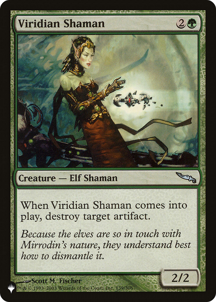 Viridian Shaman [The List Reprints] | Card Citadel