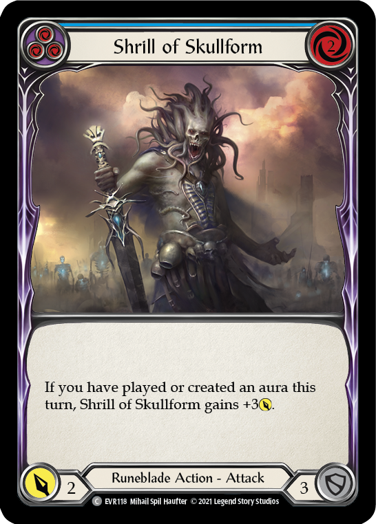 Shrill of Skullform (Blue) [EVR118] (Everfest)  1st Edition Normal | Card Citadel