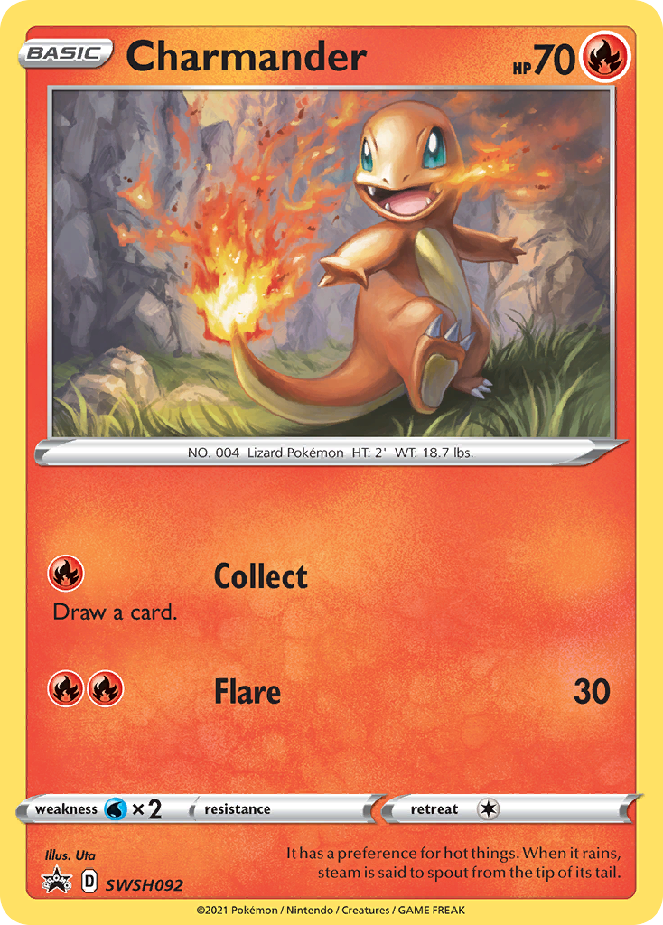 Charmander (SWSH092) [Sword & Shield: Black Star Promos] | Card Citadel