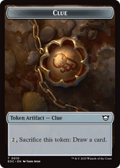 Copy // Clue Double-Sided Token [Edge of Eternities Commander Tokens] | Card Citadel