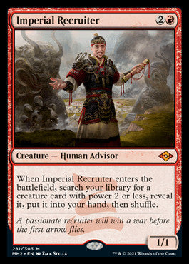 Imperial Recruiter (Foil Etched) [Modern Horizons 2] | Card Citadel