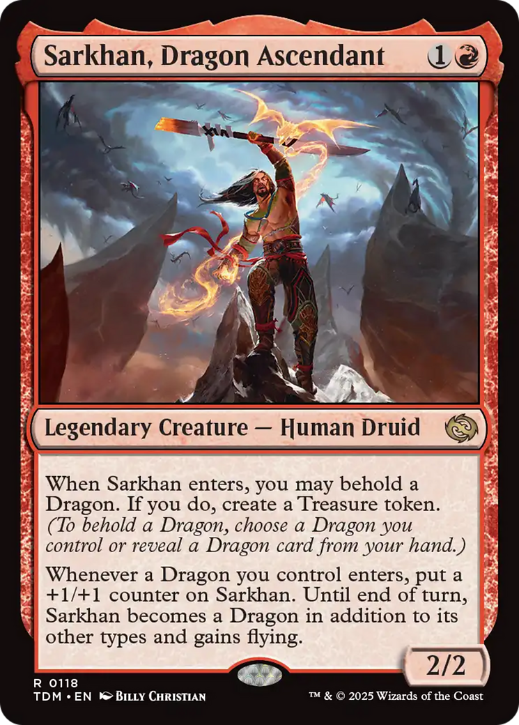 Sarkhan, Dragon Ascendant (118) [Tarkir: Dragonstorm] | Card Citadel