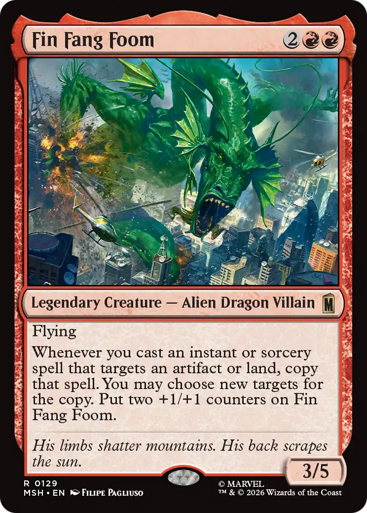 Fin Fang Foom [Marvel Super Heroes] | Card Citadel