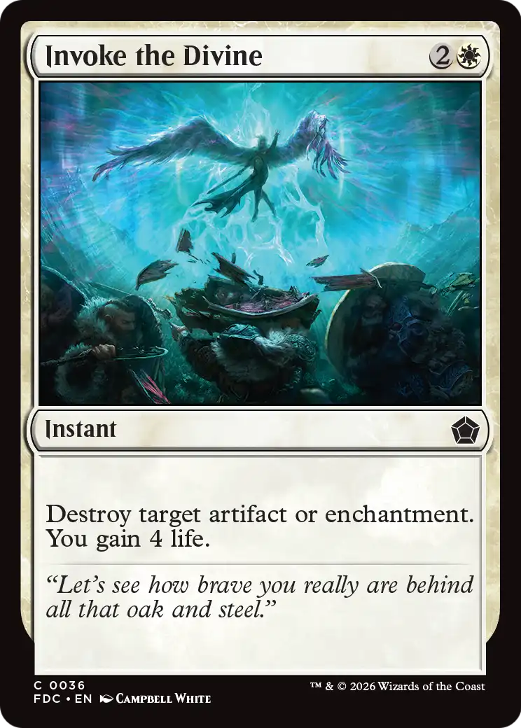 Invoke the Divine [Foundations Commander] | Card Citadel