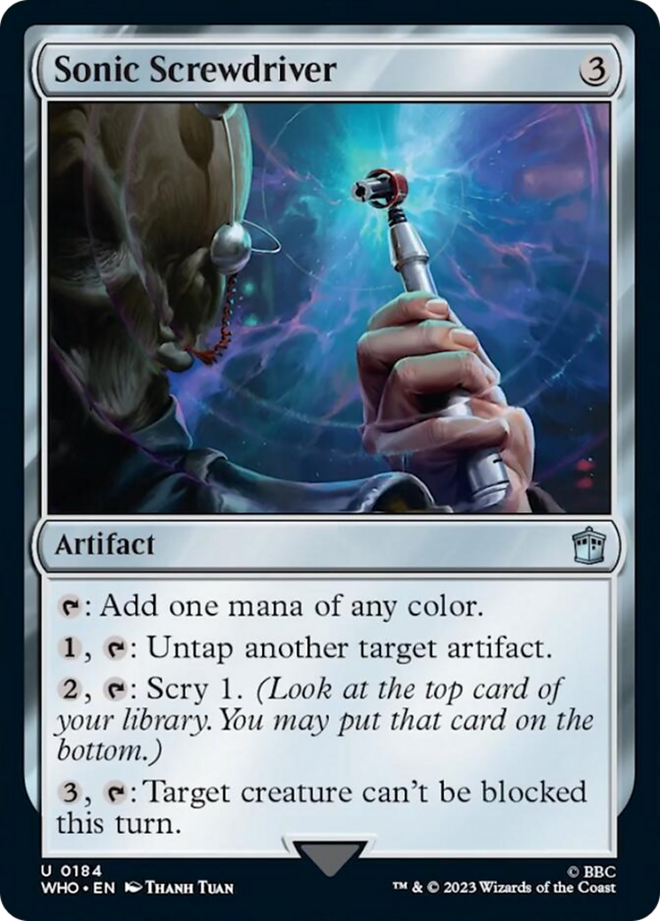Sonic Screwdriver (0184) [Doctor Who] | Card Citadel