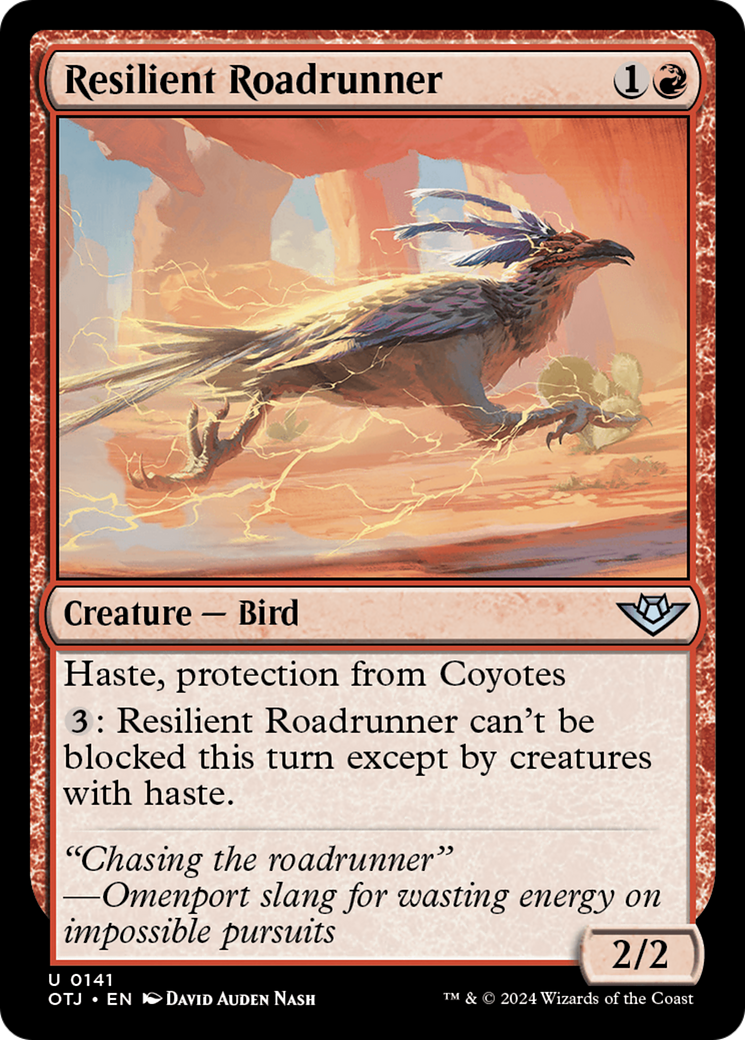 Resilient Roadrunner [Outlaws of Thunder Junction] | Card Citadel