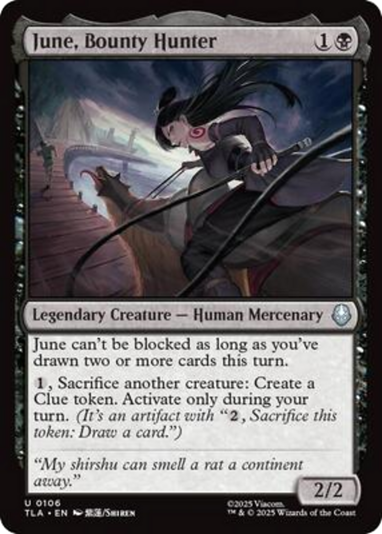 June, Bounty Hunter [Avatar: The Last Airbender] | Card Citadel