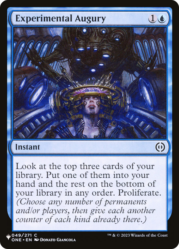 Experimental Augury [The List Reprints] | Card Citadel