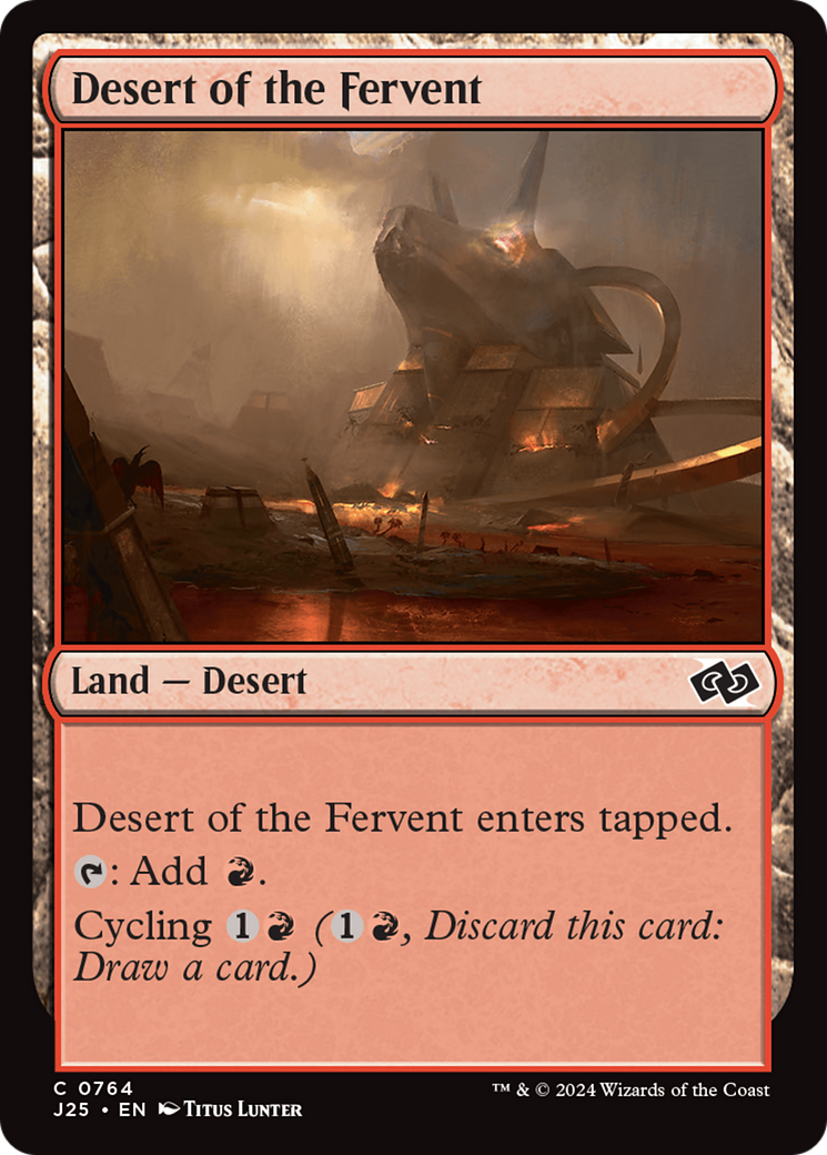 Desert of the Fervent [Foundations Jumpstart] | Card Citadel